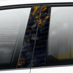 Sticker for car pillar Złoty Smok | TurboWrapz.com 2