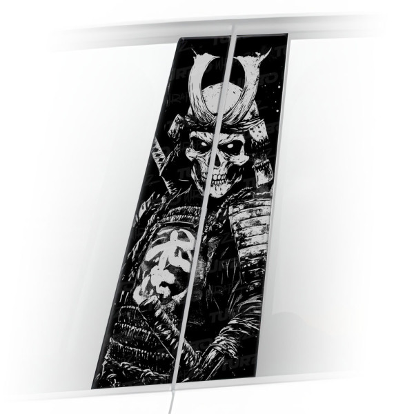 Sticker for car pillar Szkielet Samuraja  | TurboWrapz.com