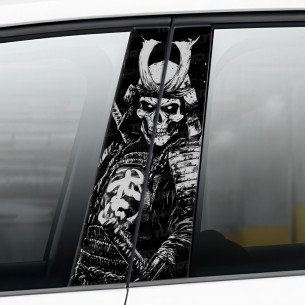 Sticker for car pillar Szkielet Samuraja  | TurboWrapz.com 2