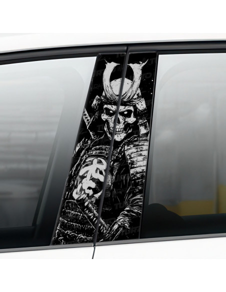 Sticker for car pillar Szkielet Samuraja  | TurboWrapz.com