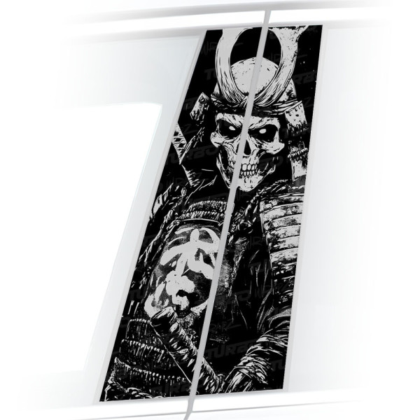 Sticker for car pillar Szkielet Samuraja  | TurboWrapz.com