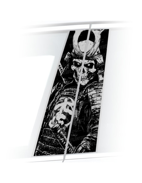 Sticker for car pillar Szkielet Samuraja  | TurboWrapz.com