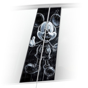 Sticker for car pillar Myszka Miki Duch  | TurboWrapz.com