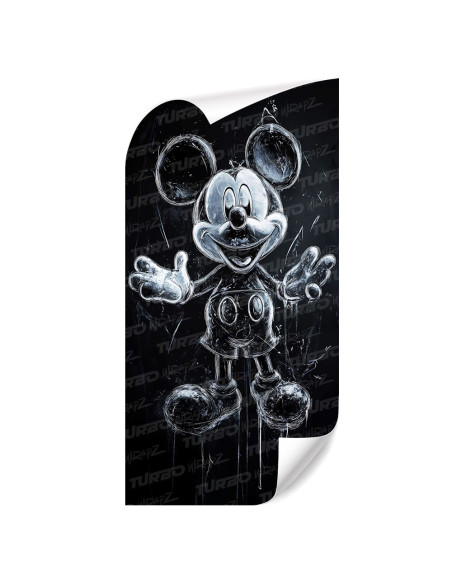 Naklejka na słupek samochodowy Myszka Miki Duch  | TurboWrapz.com