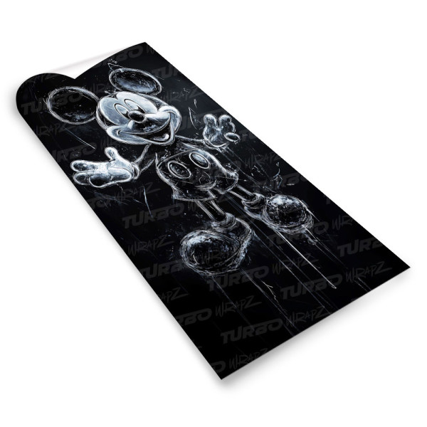 Naklejka na słupek samochodowy Myszka Miki Duch  | TurboWrapz.com