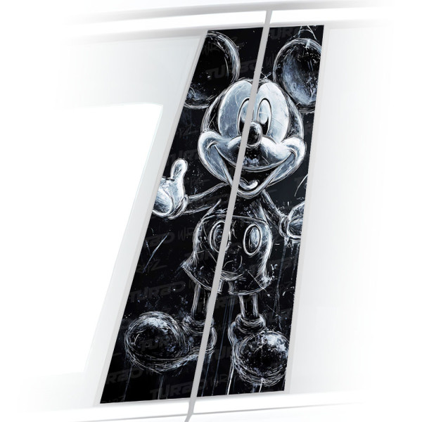 Naklejka na słupek samochodowy Myszka Miki Duch  | TurboWrapz.com