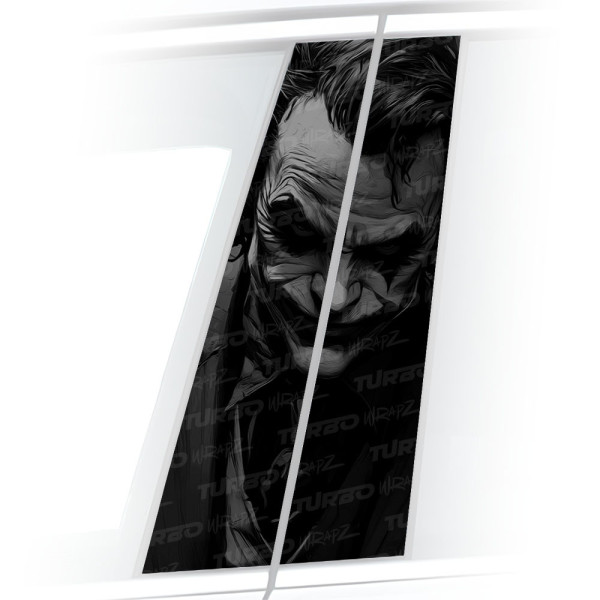 Sticker for car pillar Joker | TurboWrapz.com