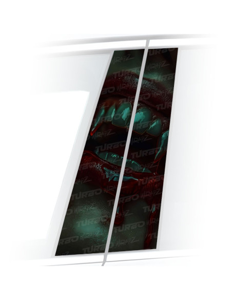 Sticker for car pillar Usta Wampirzycy | TurboWrapz.com