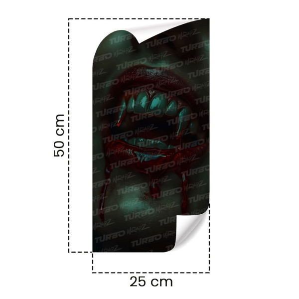 Sticker for car pillar Usta Wampirzycy | TurboWrapz.com