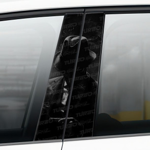 Naklejka na słupek samochodowy Mafiozo z cygarem | TurboWrapz.com 2