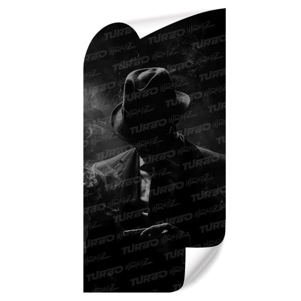 Naklejka na słupek samochodowy Mafiozo z cygarem | TurboWrapz.com