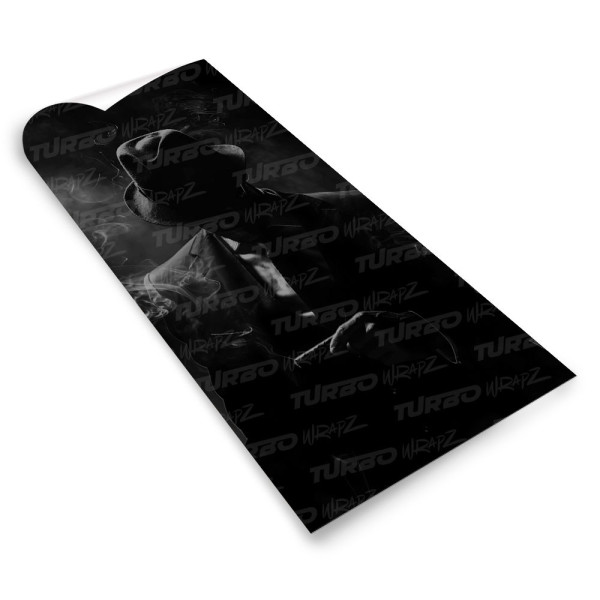 Naklejka na słupek samochodowy Mafiozo z cygarem | TurboWrapz.com