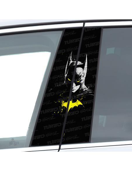 Naklejka na słupek samochodowy Batman Splash | TurboWrapz.com