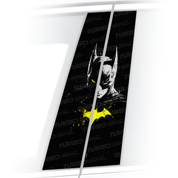 Sticker for car pillar Batman Splash | TurboWrapz.com