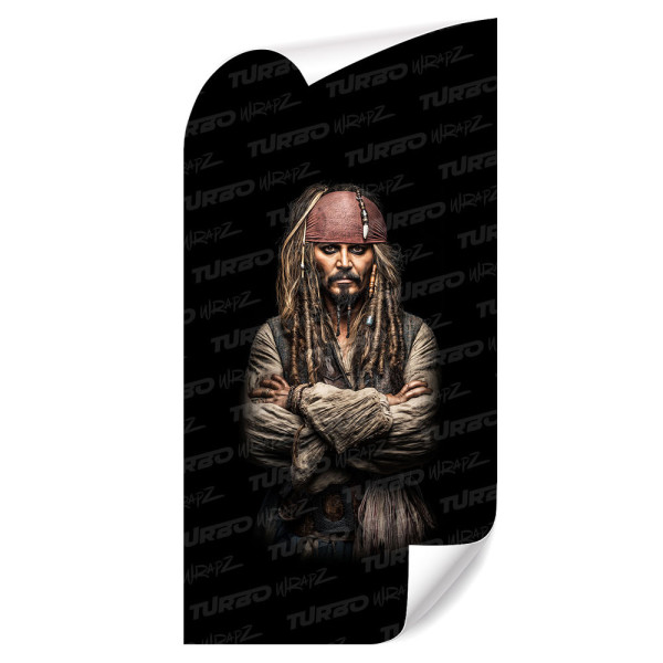 Naklejka na słupek samochodowy Jack Sparrow 1 | TurboWrapz.com