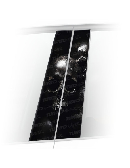 Naklejka na słupek samochodowy Czaszka | TurboWrapz.com