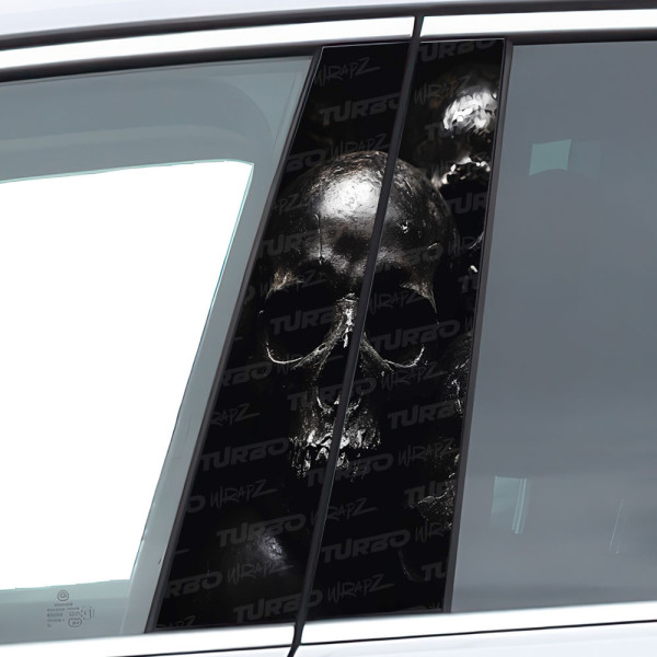 Naklejka na słupek samochodowy Czaszka | TurboWrapz.com