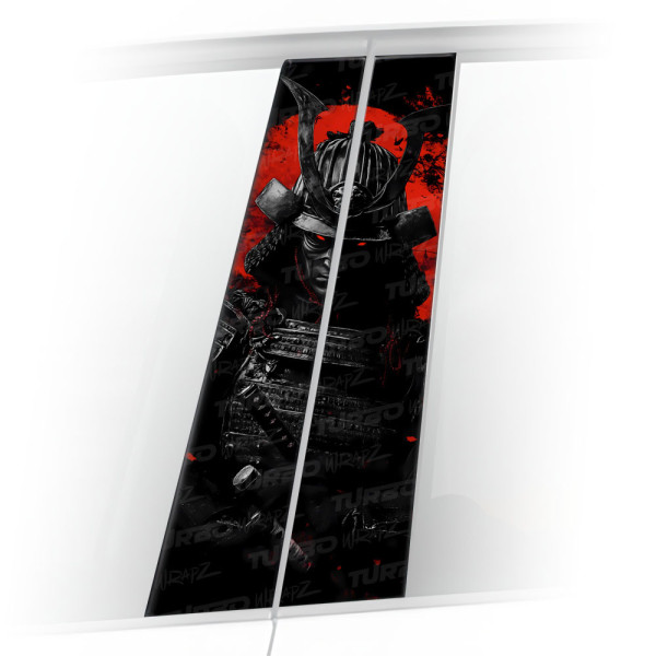 Sticker for car pillar Samuraj Krwawego Księżyca | TurboWrapz.com