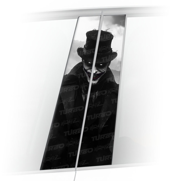 Naklejka na słupek samochodowy Joker Kapelusznik | TurboWrapz.com