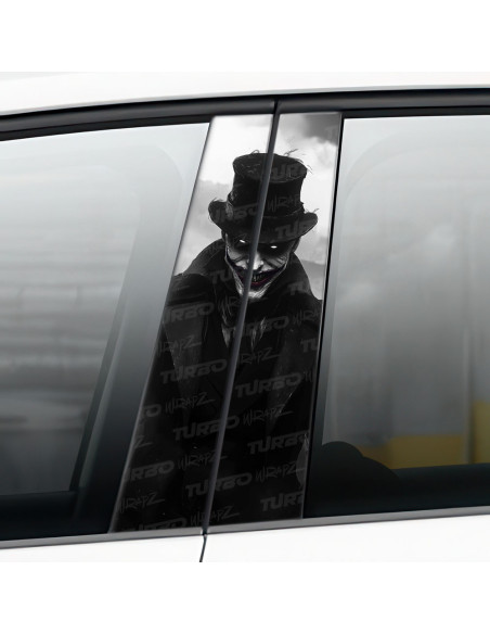 Sticker for car pillar Joker Kapelusznik | TurboWrapz.com