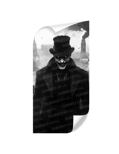 Naklejka na słupek samochodowy Joker Kapelusznik | TurboWrapz.com