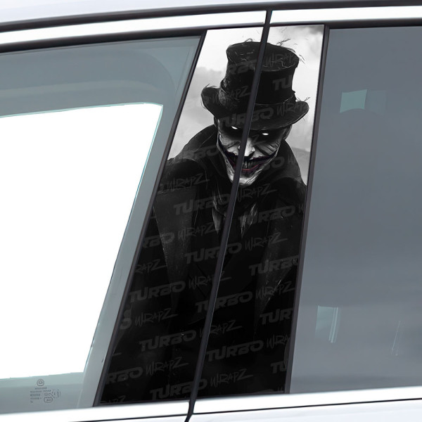 Sticker for car pillar Joker Kapelusznik | TurboWrapz.com