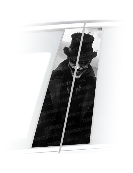 Sticker for car pillar Joker Kapelusznik | TurboWrapz.com