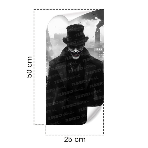 Naklejka na słupek samochodowy Joker Kapelusznik | TurboWrapz.com