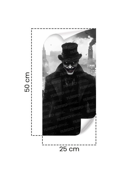 Sticker for car pillar Joker Kapelusznik | TurboWrapz.com