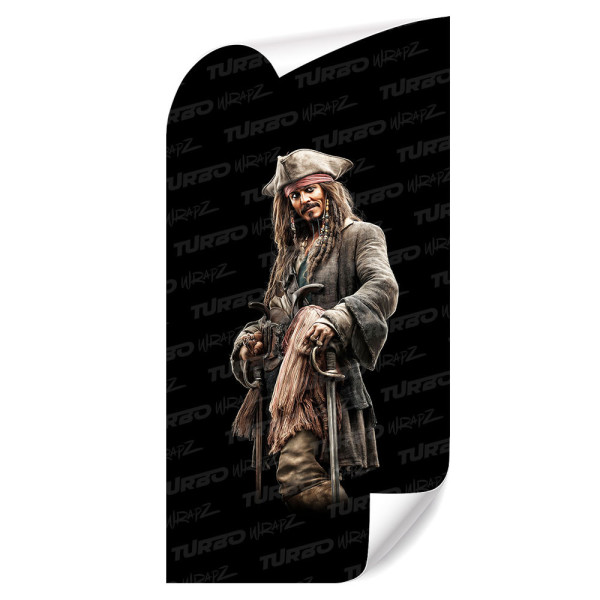 Naklejka na słupek samochodowy Jack Sparrow 2 | TurboWrapz.com