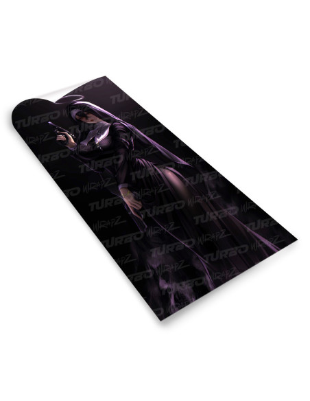 Naklejka na słupek samochodowy Zakonnica z Anime | TurboWrapz.com