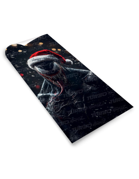 Sticker for car pillar Venom Święty Mikołaj | TurboWrapz.com