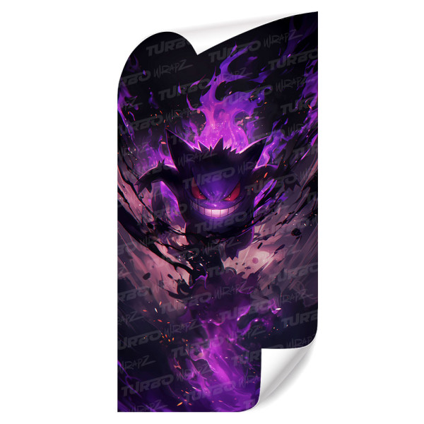 Naklejka na słupek samochodowy Gengar | TurboWrapz.com