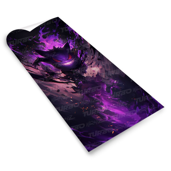 Sticker for car pillar Gengar | TurboWrapz.com