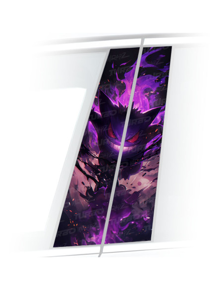 Naklejka na słupek samochodowy Gengar | TurboWrapz.com