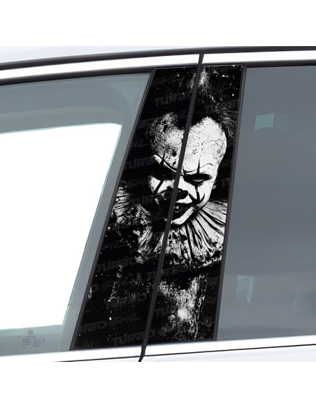 Sticker for car pillar Pennywise Klaun IT! | TurboWrapz.com