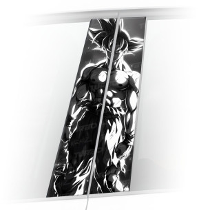 Naklejka na słupek samochodowy Goku | TurboWrapz.com