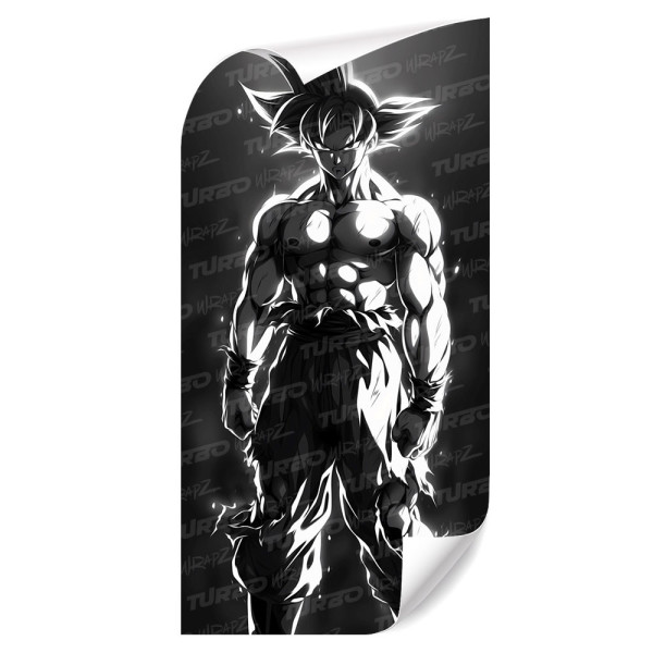 Sticker for car pillar Goku | TurboWrapz.com