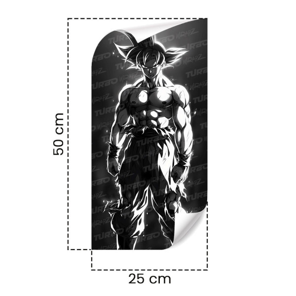 Naklejka na słupek samochodowy Goku | TurboWrapz.com