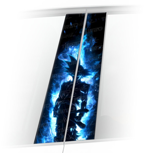 Naklejka na słupek samochodowy Goku | TurboWrapz.com