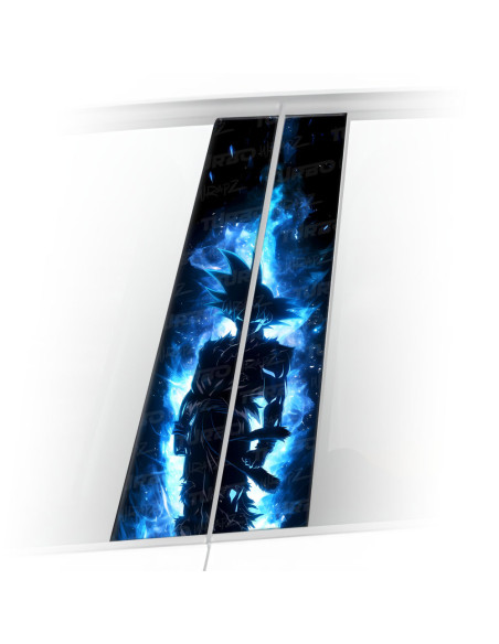 Sticker for car pillar Goku | TurboWrapz.com