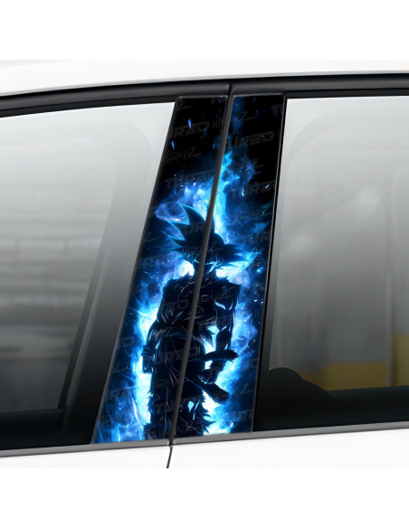 Naklejka na słupek samochodowy Goku | TurboWrapz.com