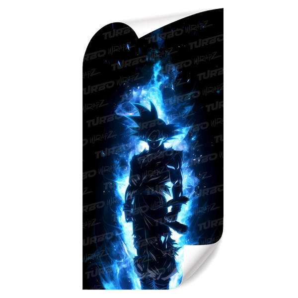 Sticker for car pillar Goku | TurboWrapz.com