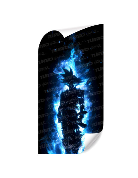 Sticker for car pillar Goku | TurboWrapz.com