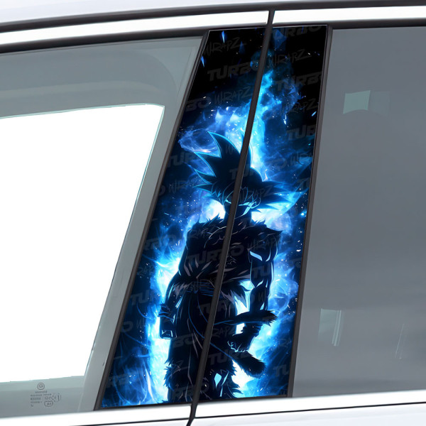 Naklejka na słupek samochodowy Goku | TurboWrapz.com