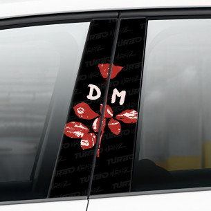 Sticker for car pillar Róża DM | TurboWrapz.com 2