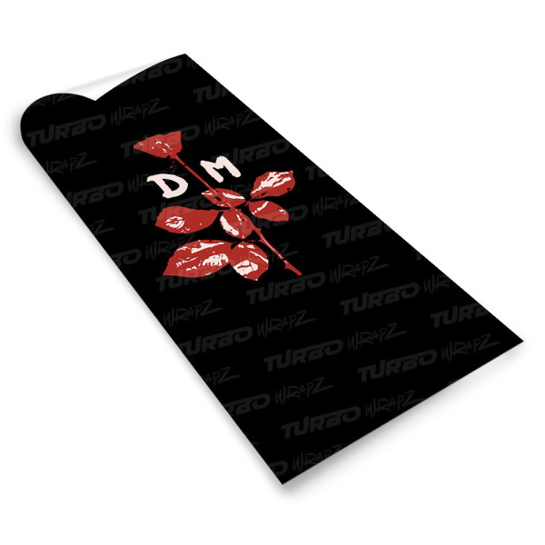 Naklejka na słupek samochodowy Róża DM | TurboWrapz.com