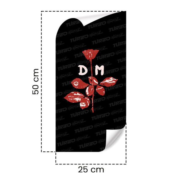 Naklejka na słupek samochodowy Róża DM | TurboWrapz.com