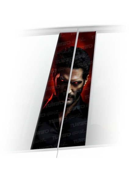 Naklejka na słupek samochodowy Lucifer Morningstar | TurboWrapz.com