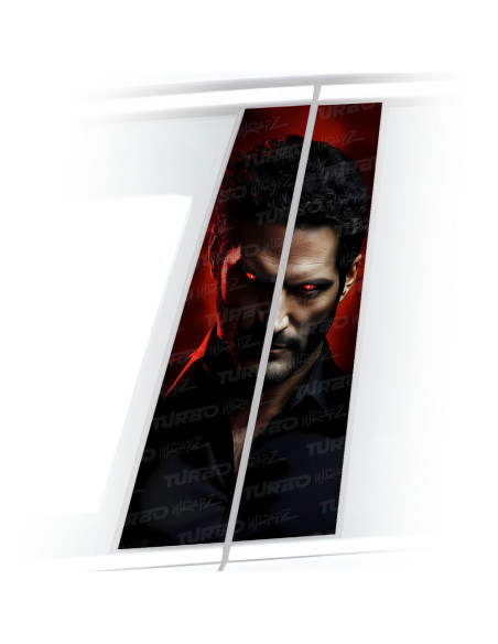 Naklejka na słupek samochodowy Lucifer Morningstar | TurboWrapz.com